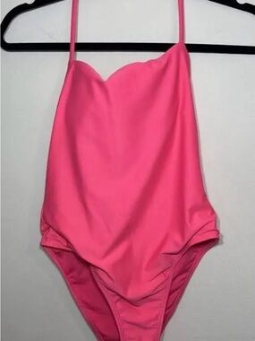 MNG Hot Pink One-Piece Swim Suit